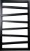 Полотенцесушитель электрический Terma Zigzag 50x83, черный металлик, без тэна - фото №1