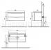 Комплект мебели BELBAGNO ANCONA-N 80 rovere moro подвесной - фото №3
