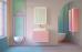 Зеркало-шкаф Jorno Pastel 60, розовый иней - фото №3