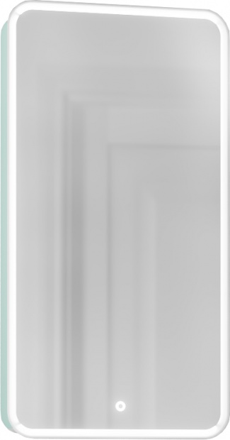 Зеркало-шкаф Jorno Pastel 46 бирюзовый бриз