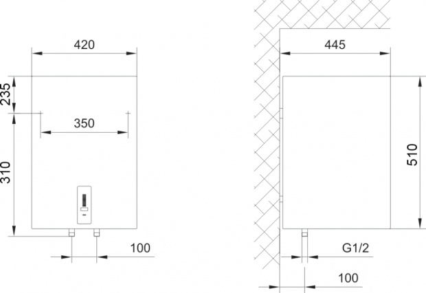 Водонагреватель накопительный (бойлер) Gorenje OTG OTGS30SMB6 (539388)