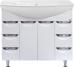 Комплект мебели Misty Жасмин 105 белая эмаль - фото №4