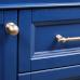 Комплект мебели ValenHouse Эстетика 100, синяя, подвесная, ручки бронза - фото №6