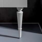 Ножки для мебели Armadi Art Vallessi Avangarde Denti 25,5 см, белые, 2 шт.