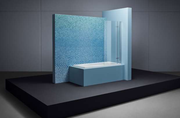 Стальная ванна Bette Ocean 170х80 с антискользящим самоочищающимся покрытием, перелив сзади