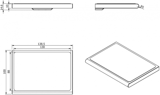 Полка Langberger Accessories (38051F)