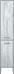 Шкаф-пенал Corozo Айрон серый, арт - фото №4
