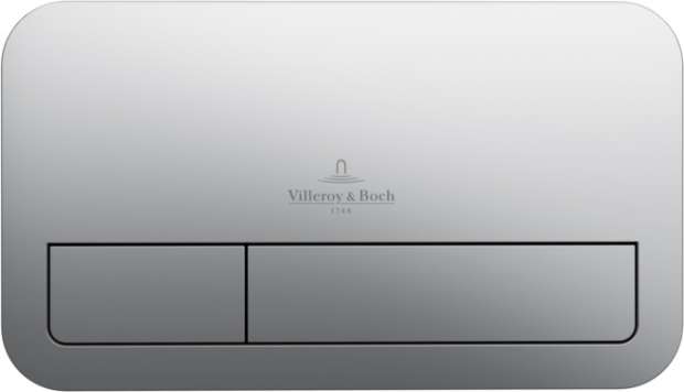 Клавиша смыва Villeroy&Boch Viconnect 9224 9069 матовый хром