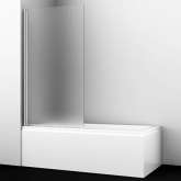 Berkel 48P01-80L Matt glass Стеклянная шторка на ванну, одностворчатая, левосторонняя, матовое стекло