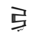 Полотенцесушитель электрический INDIGO MUZA 40x50 (DGM40-50BRRt) черный муар - фото №2