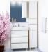 Комплект мебели Бриклаер Токио 60 светлая лиственница, белый глянец - фото №1