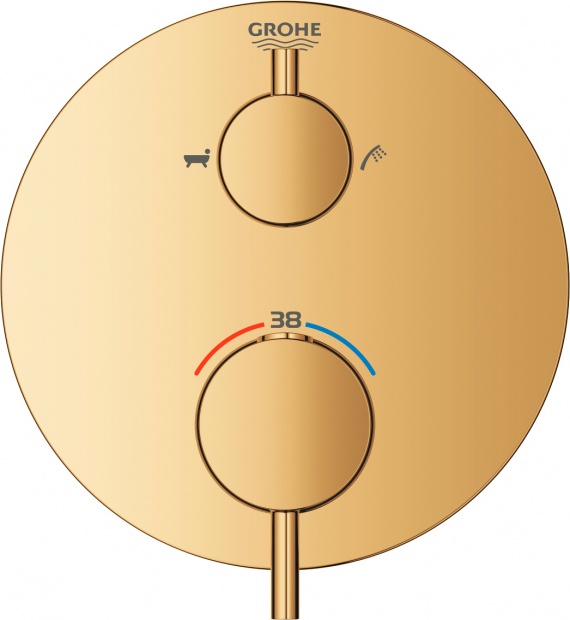 Термостат для ванны с душем GROHE ATRIO 24138GL3 золото