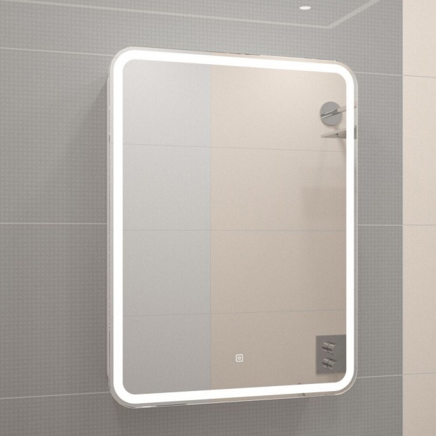 Зеркало-шкаф Art&Max Platino 60 R с подсветкой