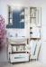 Комплект мебели Бриклаер Бали 75 светлая лиственница, белый глянец - фото №5