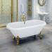 Акриловая ванна Radomir Леонесса 1 175x80 ножки золото - фото №2