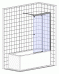 Шторка на ванну GuteWetter Slide Pearl GV-862 правая, 90 см, стекло бесцветное, профиль хром - фото №12