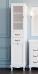 Шкаф-пенал ValenHouse Эллина 40 L с бельевой корзиной, белый, фурнитура бронза - фото №3