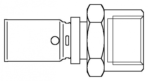 Переходник Oventrop Cofit P 26хRp3/4" с внутренней резьбой
