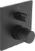 Термостатический смеситель Ideal Standard Ceratherm C100 A7522XG для ванны с душем, черный - фото №1
