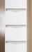 Шкаф-пенал Бриклаер Токио 32 с б/к светлая лиственница, белый глянец - фото №4