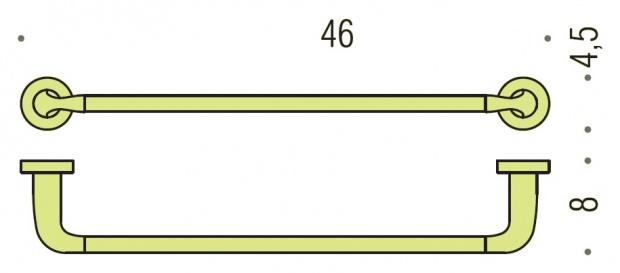 Полотенцедержатель Colombo Design Basic (B2710)
