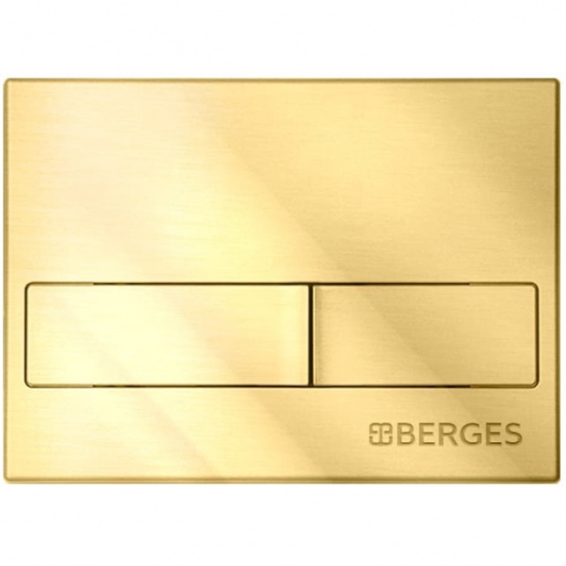 Клавиша смыва для унитаза BERGES WASSERHAUS NOVUM L (040019) золото