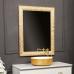 Зеркало Armadi Art NeoArt Linea 75x95 золото, с подсветкой - фото №1