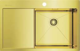 Мойка кухонная Omoikiri Akisame 78-LG-R (4973086) светлое золото