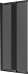 Шторка на ванну Vincea VSB-1E100CGB 100 см, профиль чёрный, стекло тонированное - фото №3