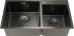 Мойка кухонная Melana S8045HB графит - фото №1