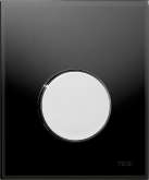 Клавиша смыва TECE Loop Urinal 9242656 черное стекло, кнопка хром