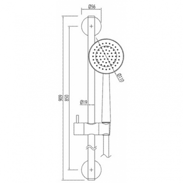 Душевой гарнитур TRES Showers (06192801)