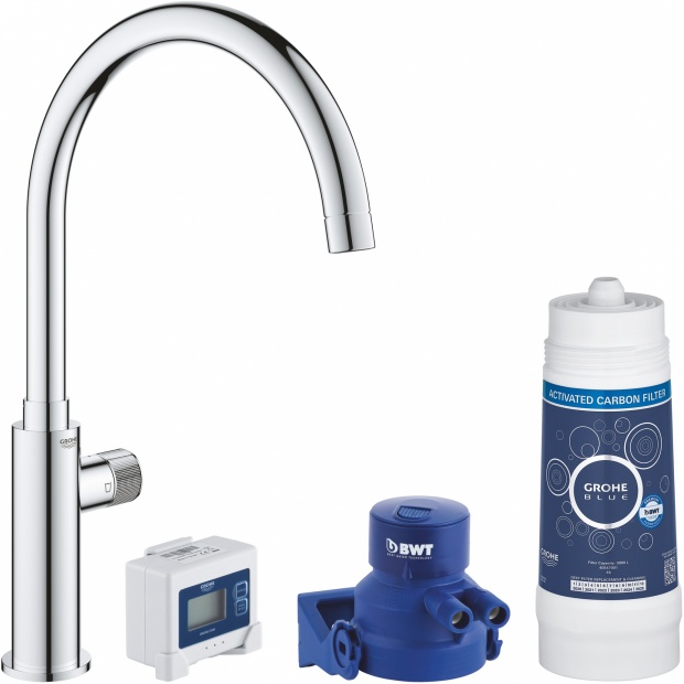 Кран для кухонной мойки GROHE BLUE PURE 30387000 хром