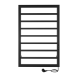 Полотенцесушитель электрический INDIGO CRETE 80x50 (DGC80-50BRRt) черный муар - фото №1