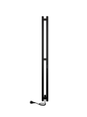 Полотенцесушитель электрический INDIGO  STYLE 120x10 (LSE120-10BRRt) черный муар
