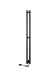 Полотенцесушитель электрический INDIGO  STYLE 120x10 (LSE120-10BRRt) черный муар - фото №1