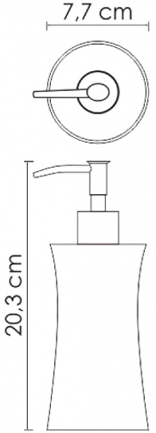 Дозатор Wasserkraft Salm K-7699 для жидкого мыла
