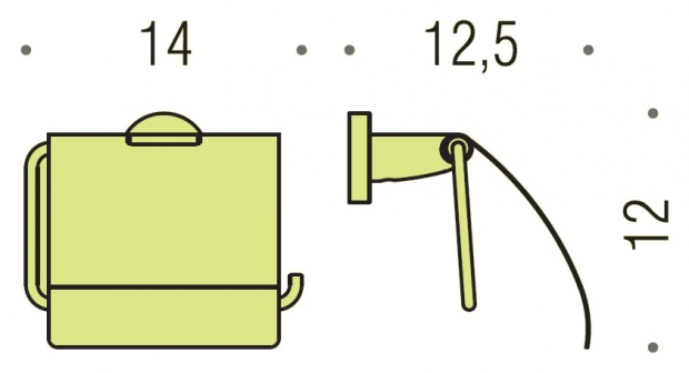 Держатель туалетной бумаги Colombo Design Basic (В2791)