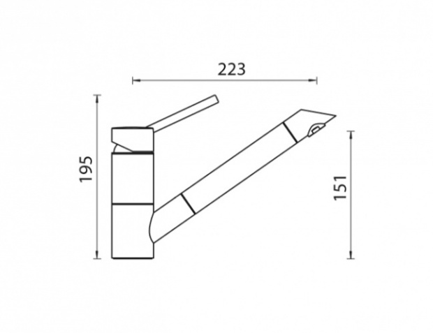 Смеситель для кухонной мойки SCHOCK SC-200 (710169)