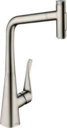 Смеситель для кухонной мойки HANSGROHE METRIS SELECT M71 73820800 сталь