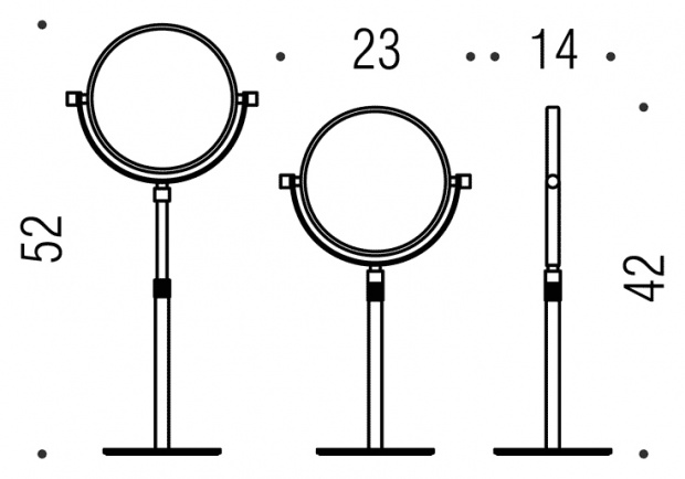 Косметическое зеркало Colombo Design Complementi (B9752.0CR)