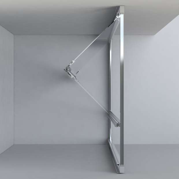 Душевая дверь в нишу Vincea Garda VDB-1G900CL 90 см, профиль хром, стекло прозрачное