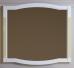 Зеркало OPADIRIS ЛАУРА 100 (Z0000007091) белый матовый, золотая патина - фото №1