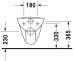 Унитаз подвесной DURAVIT D-CODE (253509000021-WG) - фото №7