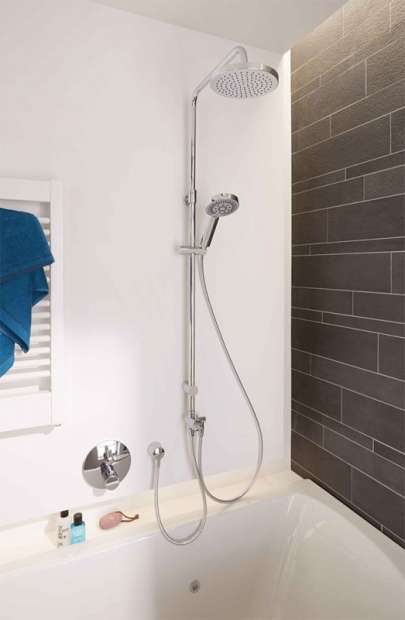 Термостатический смеситель Kludi Zenta 388300545 для ванны с душем