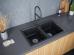 Мойка кухонная Paulmark PM238150-BLM черный металлик - фото №2
