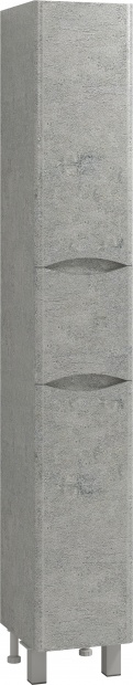 Шкаф-пенал Vod-Ok Adel 35 R, с бельевой корзиной, горный камень