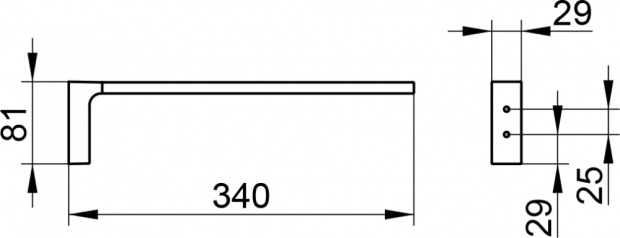 Полотенцедержатель Keuco Edition 11 (11122010000)