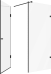 Душевой уголок STWORKI Орхус 90х90 см, профиль черный матовый, прозрачное стекло MV-OR-90х90-BL - фото №5