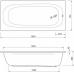 Акриловая ванна Cezares Piave 160х70 - фото №3
